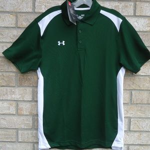 SIZE S/M. NWT. Under Armour heat gear polo golf shirt.
